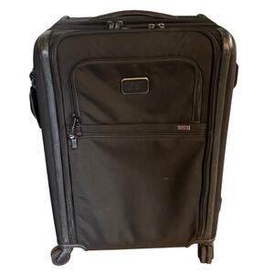 TUMI Alpha 3 International Dual Access 25" Expandable Spinner Suitcase Black